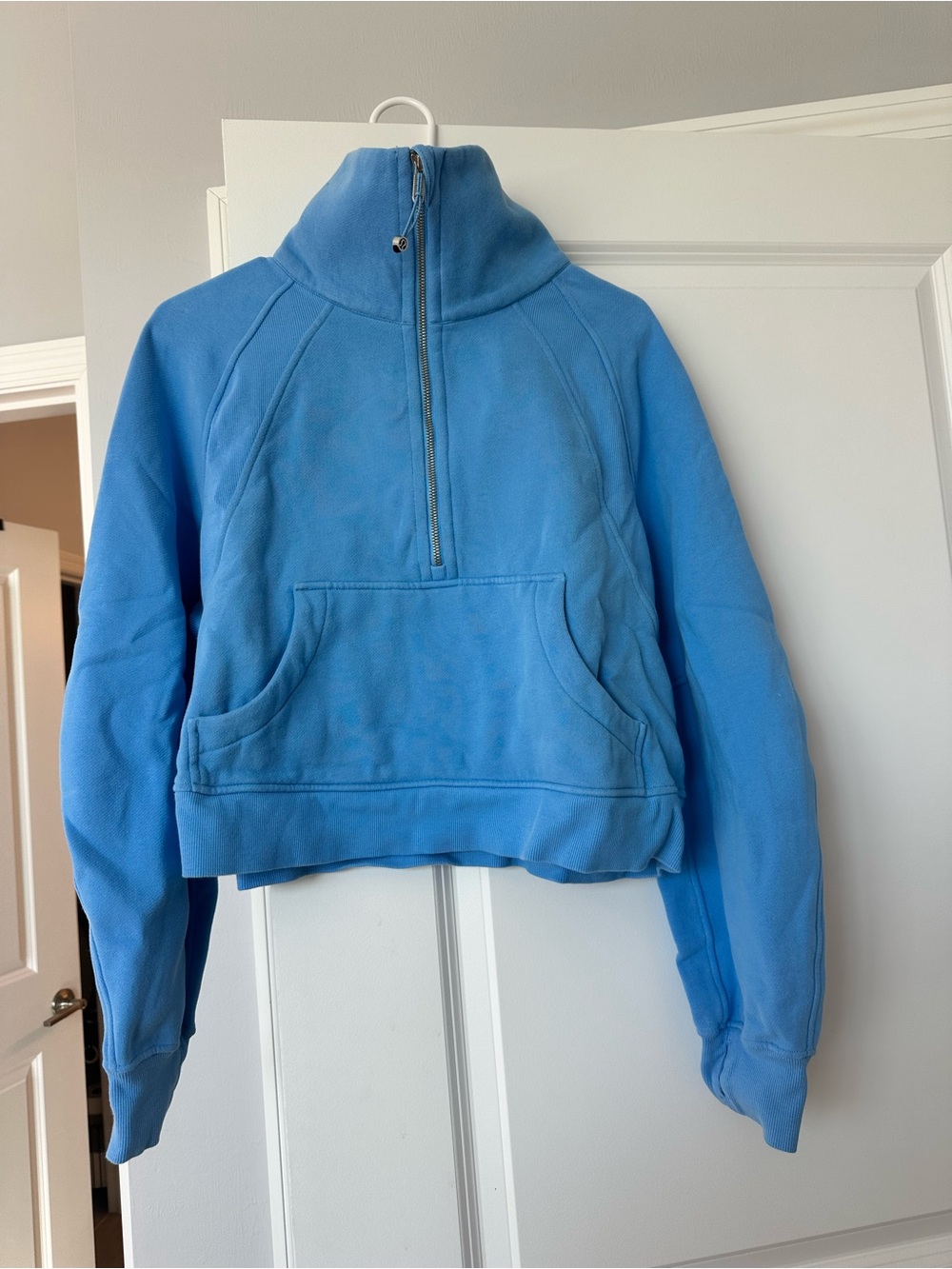 Lululemon Oversized 1/2 Zip Scuba Aero Blue m/l
